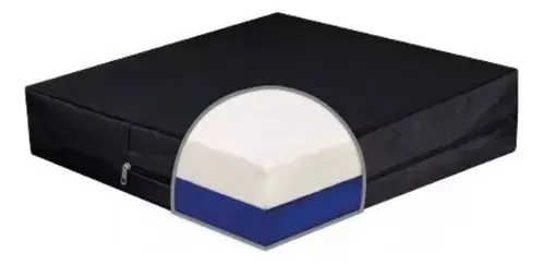 Almohadón Schwartz 6020 Cuadrado Antiescaras 41x41 Cm. Doble densidad 