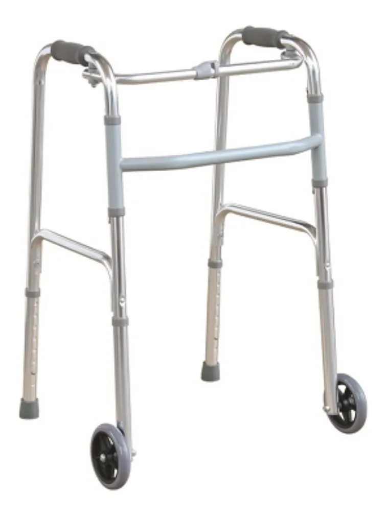 Andador plegable ALUMINIO TRINIDAD con ruedas (402)