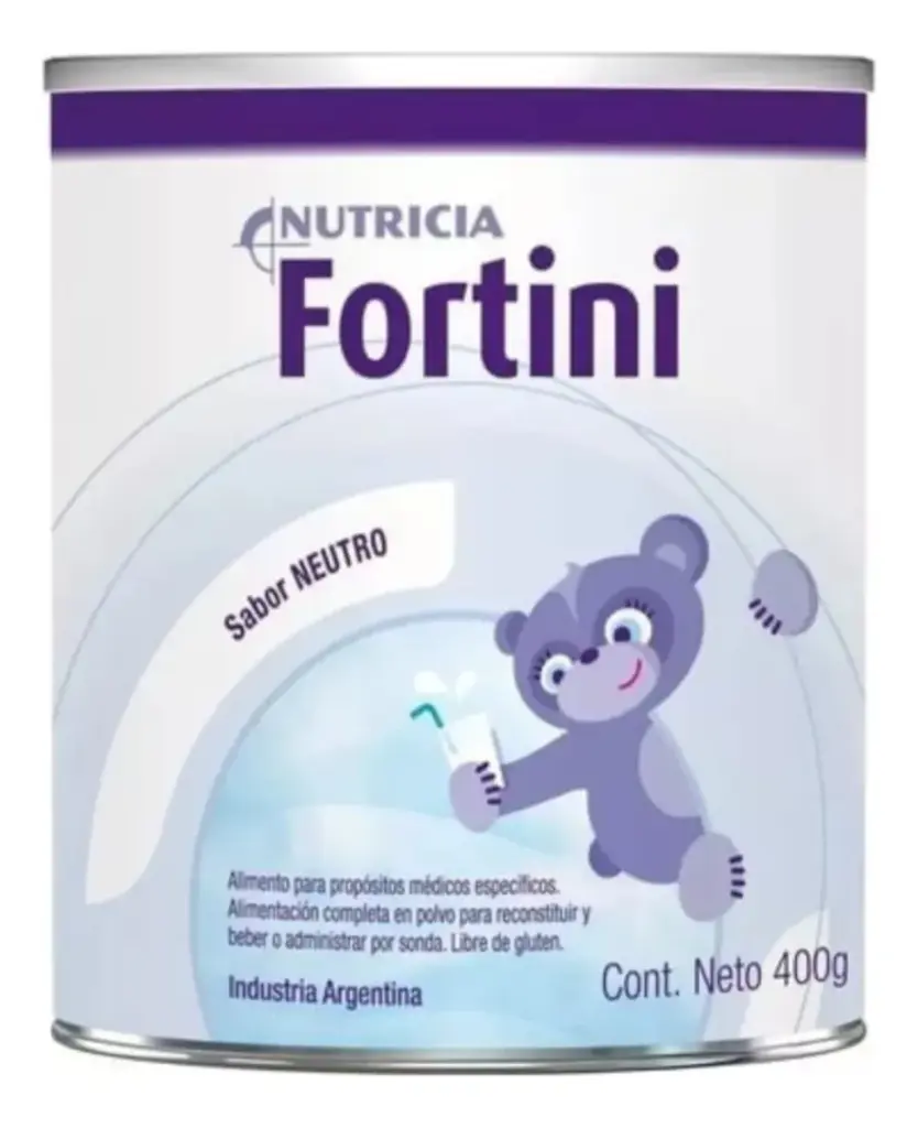 Nutricia Bagó Fortini Suplemento En Polvo Lata 400 g Sin Sabor