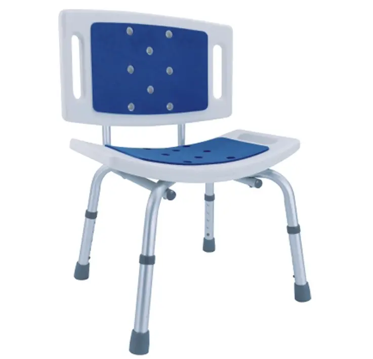 Silla de Ducha supersuave AZUL. SIN apoyabrazo 1077