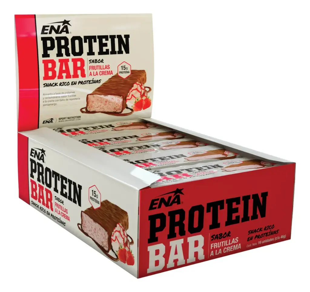 PROTEIN BAR FRUTILLAS 16 U CT (7122)
